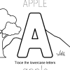 5 ABC PDF Coloring Book For Kids With Letter Tracing