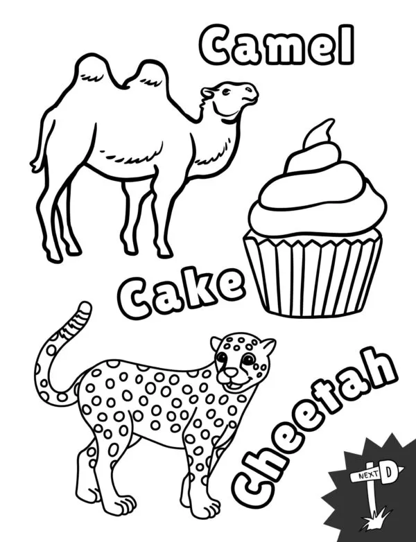 Alphabet Coloring Book for Kids – Fun ABC Learning with 100+ Illustrations