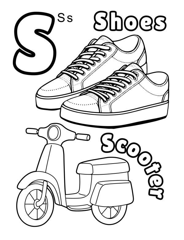 Alphabet Coloring Book for Kids – Fun ABC Learning with 100+ Illustrations