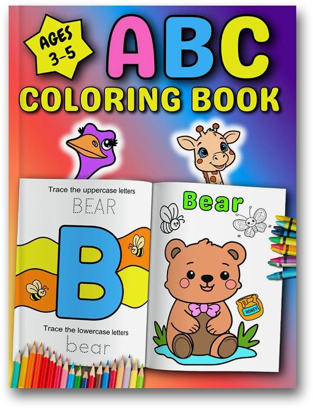 ABC Coloring Book & Letter Tracing on Amazon